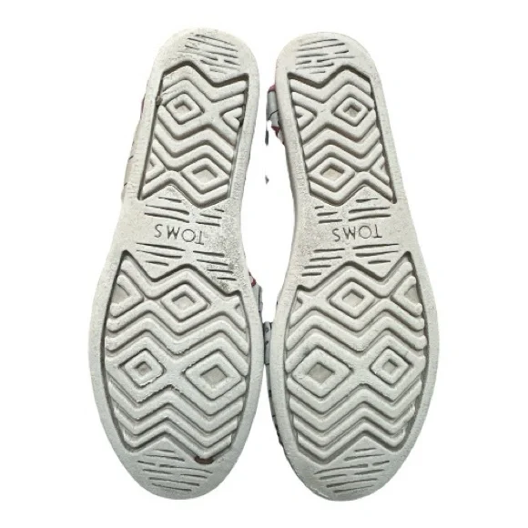 TOMS Women's Monopoly Board Flats - Pink and Cream - Picture 5 of 9